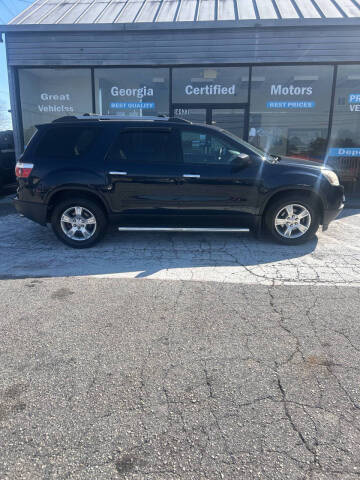 2011 GMC Acadia for sale at Georgia Certified Motors in Stockbridge GA