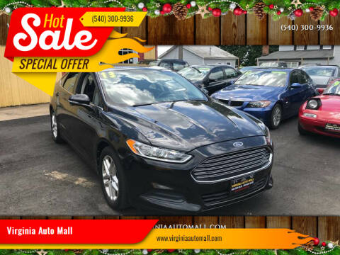 2013 Ford Fusion for sale at Virginia Auto Mall in Woodford VA
