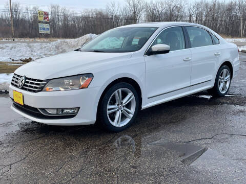 2013 Volkswagen Passat for sale at Sunshine Auto Sales in Menasha WI