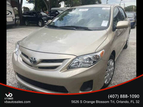 2012 Toyota Corolla for sale at V & B Auto Sales in Orlando FL