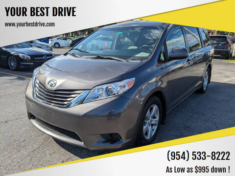 2015 Toyota Sienna for sale at YOUR BEST DRIVE in Oakland Park FL