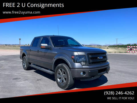 2013 Ford F-150 for sale at FREE 2 U Consignments in Yuma AZ