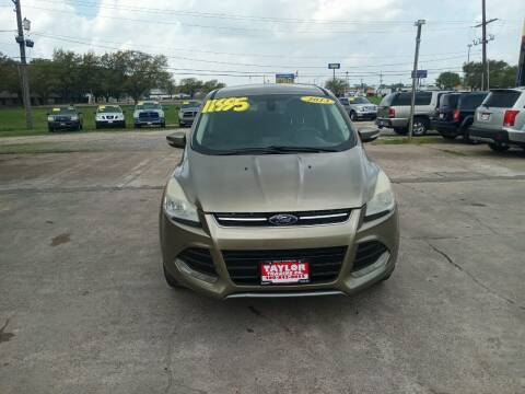 2013 Ford Escape for sale at Taylor Trading Co in Beaumont TX