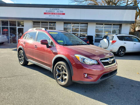 2014 Subaru XV Crosstrek for sale at Landes Family Auto Sales in Attleboro MA