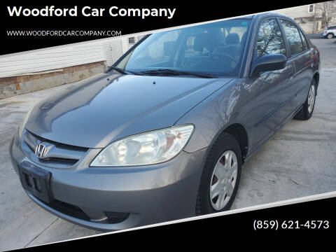 2005 Honda Civic for sale at Woodford Car Company in Versailles KY