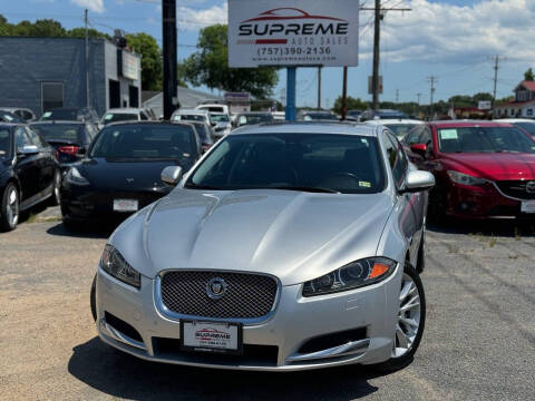 2013 Jaguar XF for sale at Supreme Auto Sales in Chesapeake VA