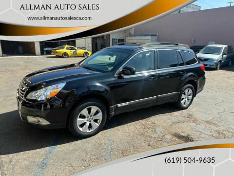 2012 Subaru Outback for sale at ALLMAN AUTO SALES in San Diego CA
