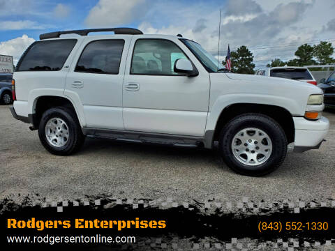 2005 Chevrolet Tahoe for sale at Rodgers Enterprises in North Charleston SC