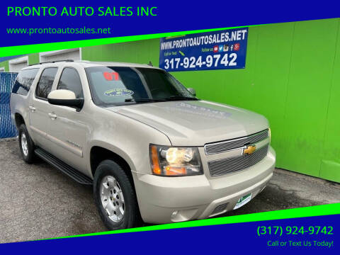 2007 Chevrolet Suburban for sale at PRONTO AUTO SALES INC in Indianapolis IN