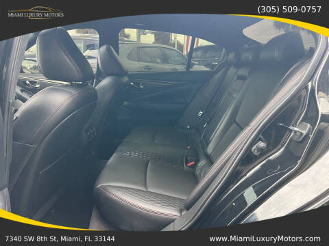 2023 Infiniti Q50 Red Sport 400