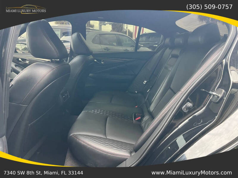 2023 Infiniti Q50 Red Sport 400