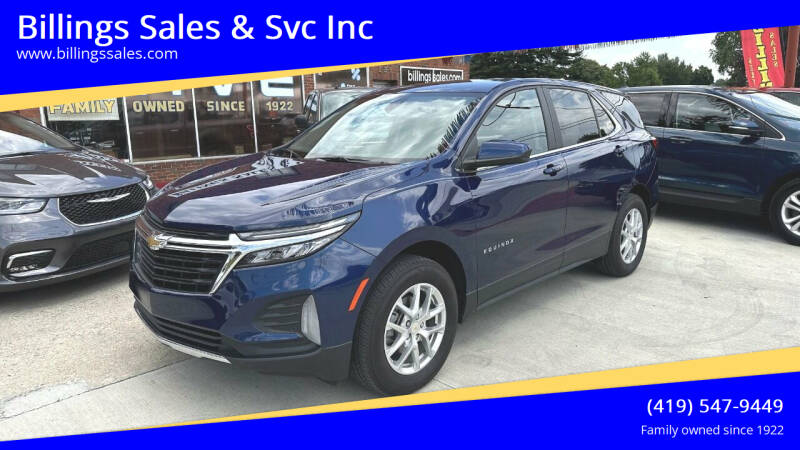 2022 Chevrolet Equinox for sale at Billings Sales & Svc Inc in Clyde OH