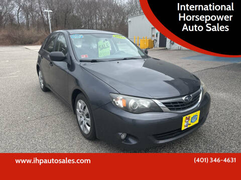 2008 Subaru Impreza for sale at International Horsepower Auto Sales in Warwick RI