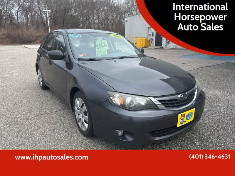 2008 Subaru Impreza for sale at International Horsepower Auto Sales in Warwick RI
