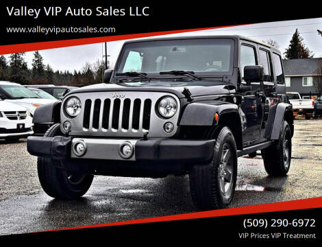 2015 Jeep Wrangler Unlimited for sale at Valley VIP Auto Sales LLC in Spokane Valley WA