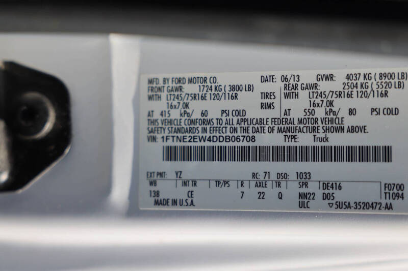 2013 Ford E-Series E-250