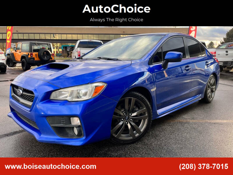 2017 Subaru WRX for sale at AutoChoice in Boise ID