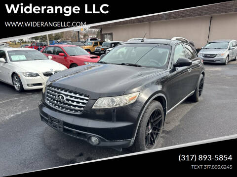 2004 Infiniti FX35 for sale at Widerange LLC in Greenwood IN