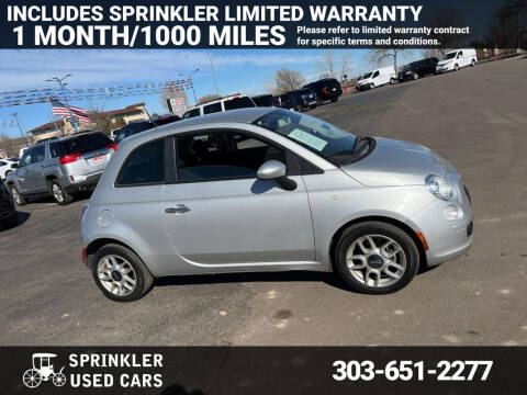 2013 FIAT 500 for sale at Sprinkler Used Cars in Longmont CO