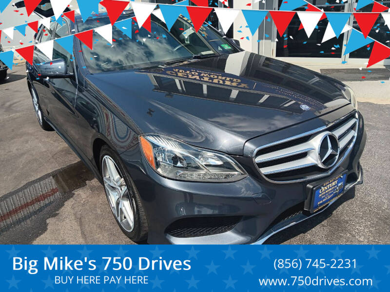 2014 Mercedes-Benz E-Class for sale at Big Mike's 750 Drives in Runnemede NJ