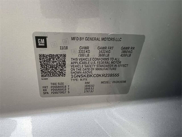 2019 Chevrolet Tahoe LT