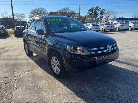 2016 Volkswagen Tiguan for sale at Lenherr Auto Sales in Wilmington NC