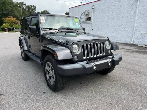 2017 Jeep Wrangler Unlimited for sale at LUXURY AUTO MALL in Tampa FL