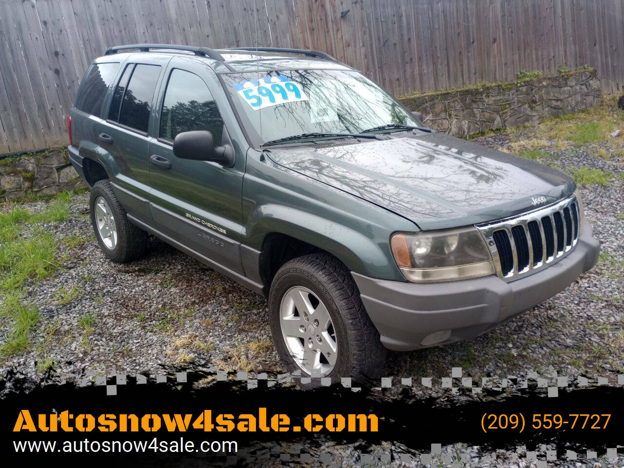 2002 Jeep Grand Cherokee for sale at Autosnow4sale.Com in El Dorado, CA