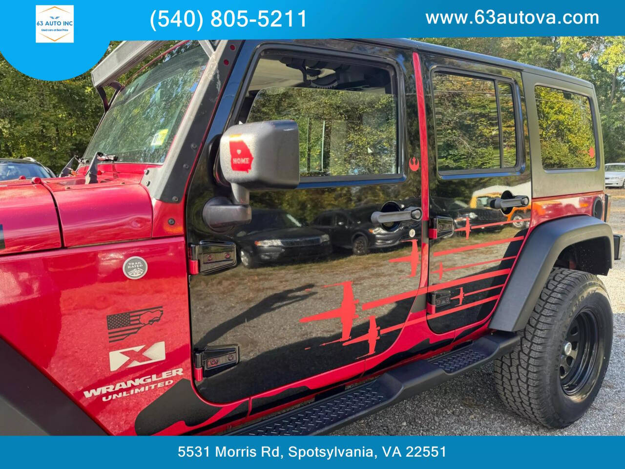 2007 Jeep Wrangler Unlimited for sale at 63 Auto Inc in Spotsylvania, VA