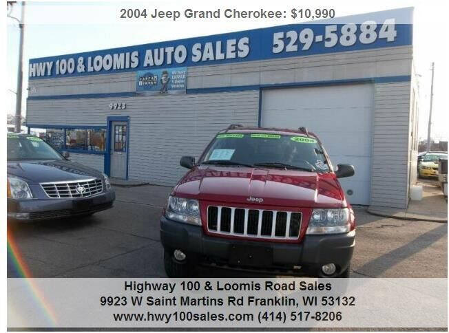 2004 Jeep Grand Cherokee for sale at Highway 100 & Loomis Road Sales in Franklin WI