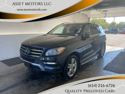 2012 Mercedes-Benz M-Class for sale at ASSET MOTORS LLC in Westerville OH