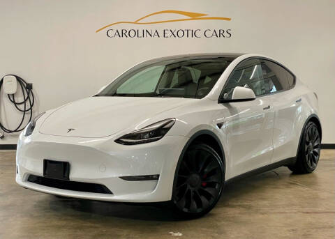 2022 Tesla Model Y for sale at Carolina Exotic Cars & Consignment Center in Raleigh NC