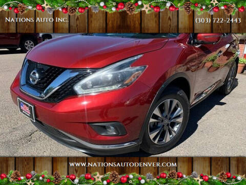 2018 Nissan Murano for sale at Nations Auto Inc. in Denver CO