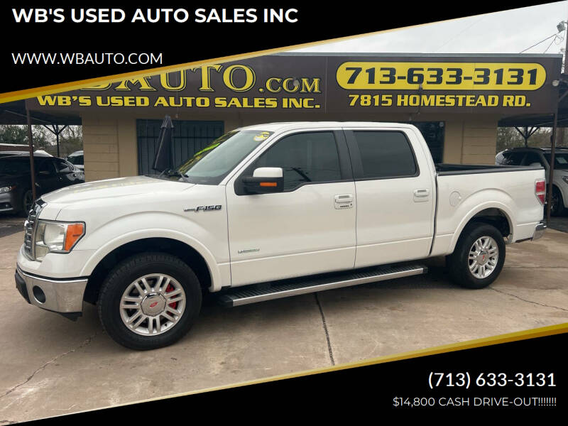 2013 Ford F-150 for sale at WB'S USED AUTO SALES INC in Houston TX