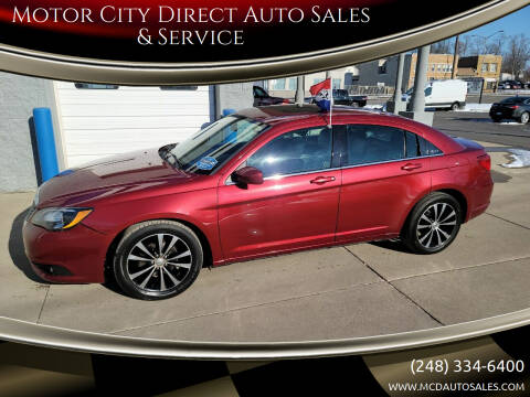 2012 Chrysler 200 for sale at Motor City Direct Auto Sales & Service in Pontiac MI