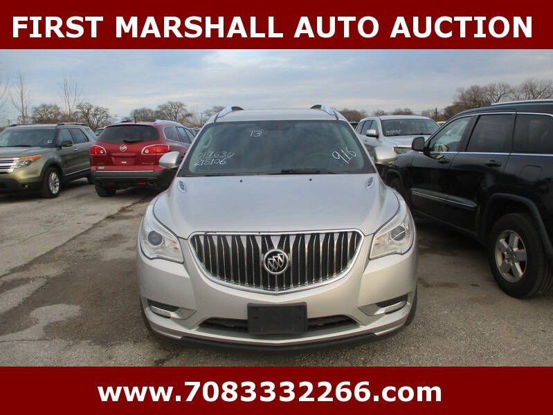 2013 Buick Enclave for sale at First Marshall Auto Auction in Harvey IL