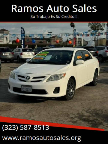 2011 Toyota Corolla for sale at Ramos Auto Sales in Los Angeles CA