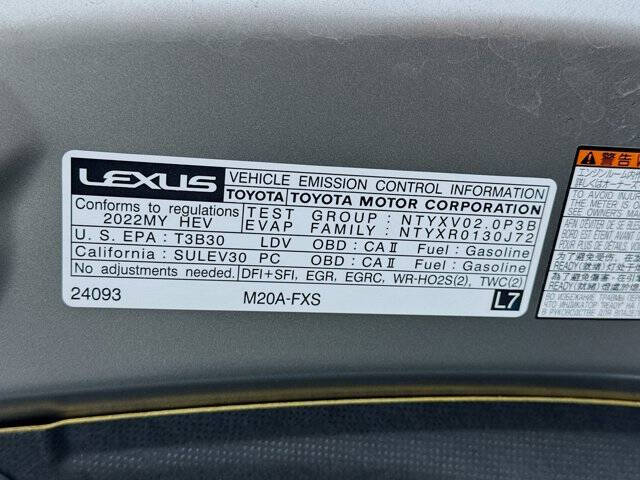 2022 Lexus UX 250h F SPORT