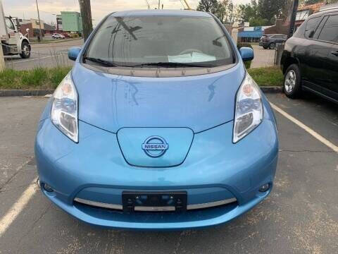 2012 Nissan LEAF for sale at Glamorous Motors in Woodstock GA