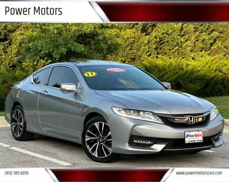 2017 Honda Accord for sale at Power Motors in Halethorpe MD