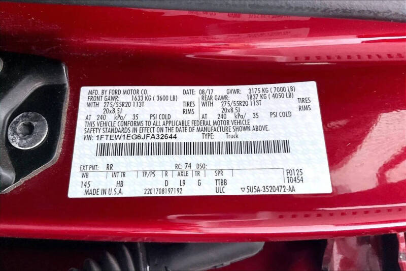 2018 Ford F-150 Lariat