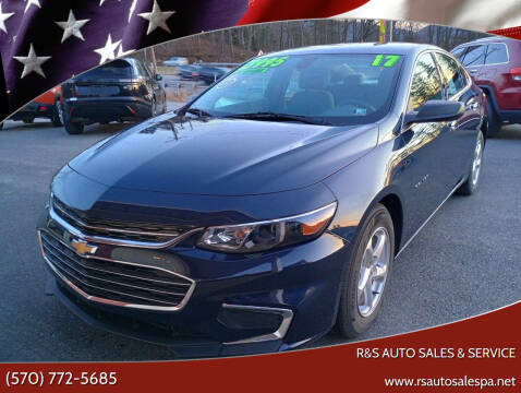 2017 Chevrolet Malibu for sale at R&S Auto Sales & SERVICE in Linden PA