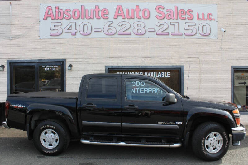 2005 GMC Canyon for sale at Absolute Auto Sales in Fredericksburg VA