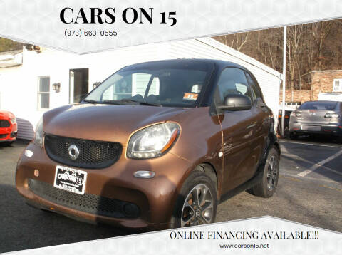 2016 Smart fortwo for sale at Cars On 15 in Lake Hopatcong NJ