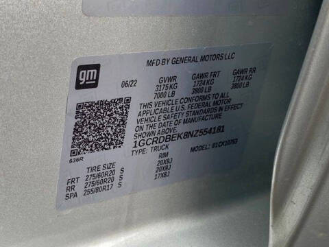 2022 Chevrolet Silverado 1500 Custom