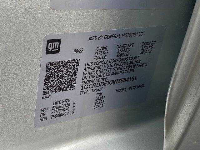 2022 Chevrolet Silverado 1500 Custom