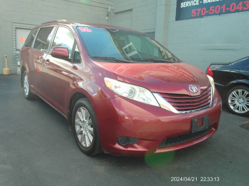 2016 Toyota Sienna for sale at Small Town Auto Sales Inc. in Hazleton PA