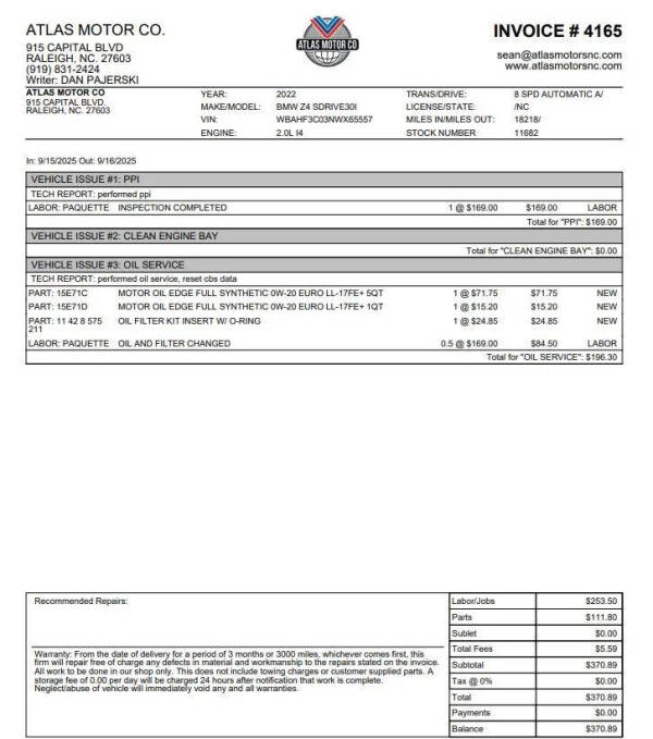 2022 BMW Z4 sDrive30i