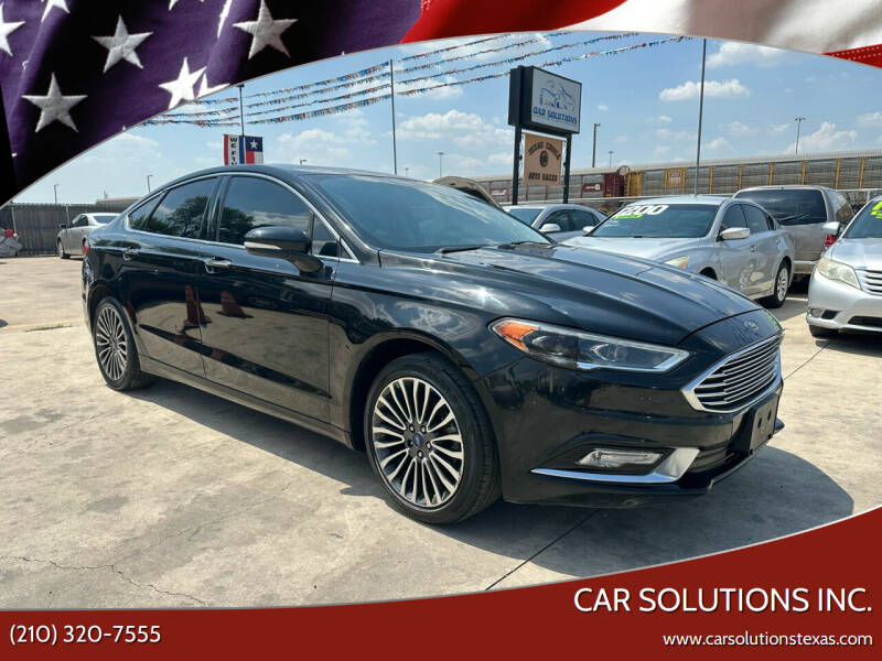 2017 Ford Fusion for sale at Car Solutions Inc. in San Antonio TX
