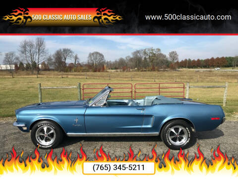 1968 Ford Mustang for sale at 500 CLASSIC AUTO SALES in Knightstown IN